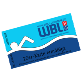 20er- Karte ermäßigt Freibad